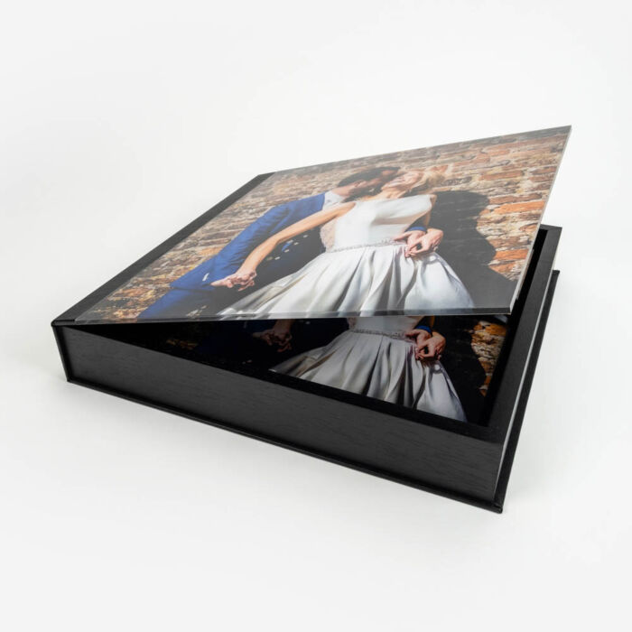 Protective Box with photo for Wedding Album